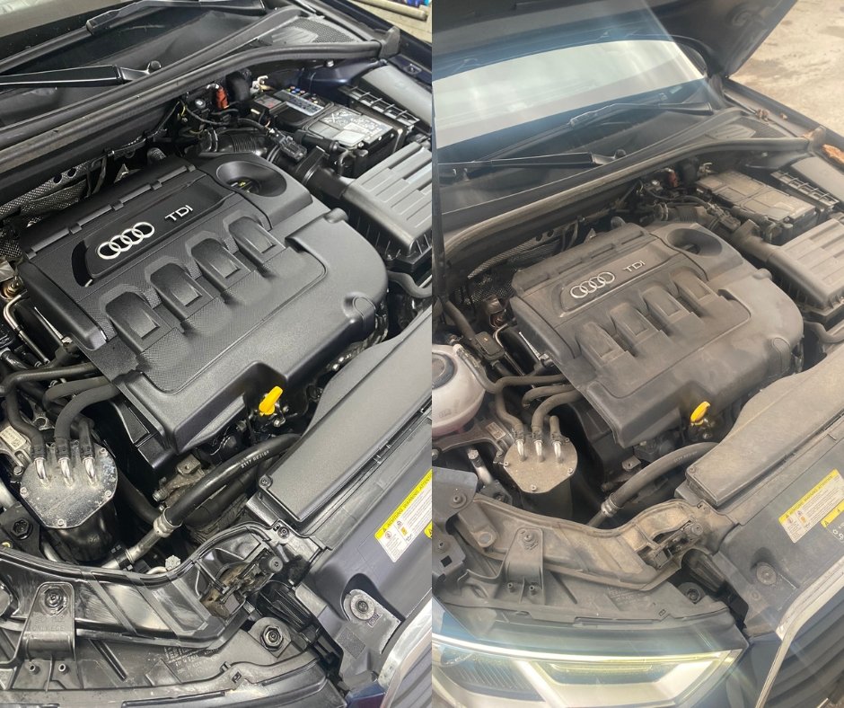 Professionelle Motorreinigung – gründliche und schonende Reinigung des Motorraums für bessere Optik und Werterhalt
